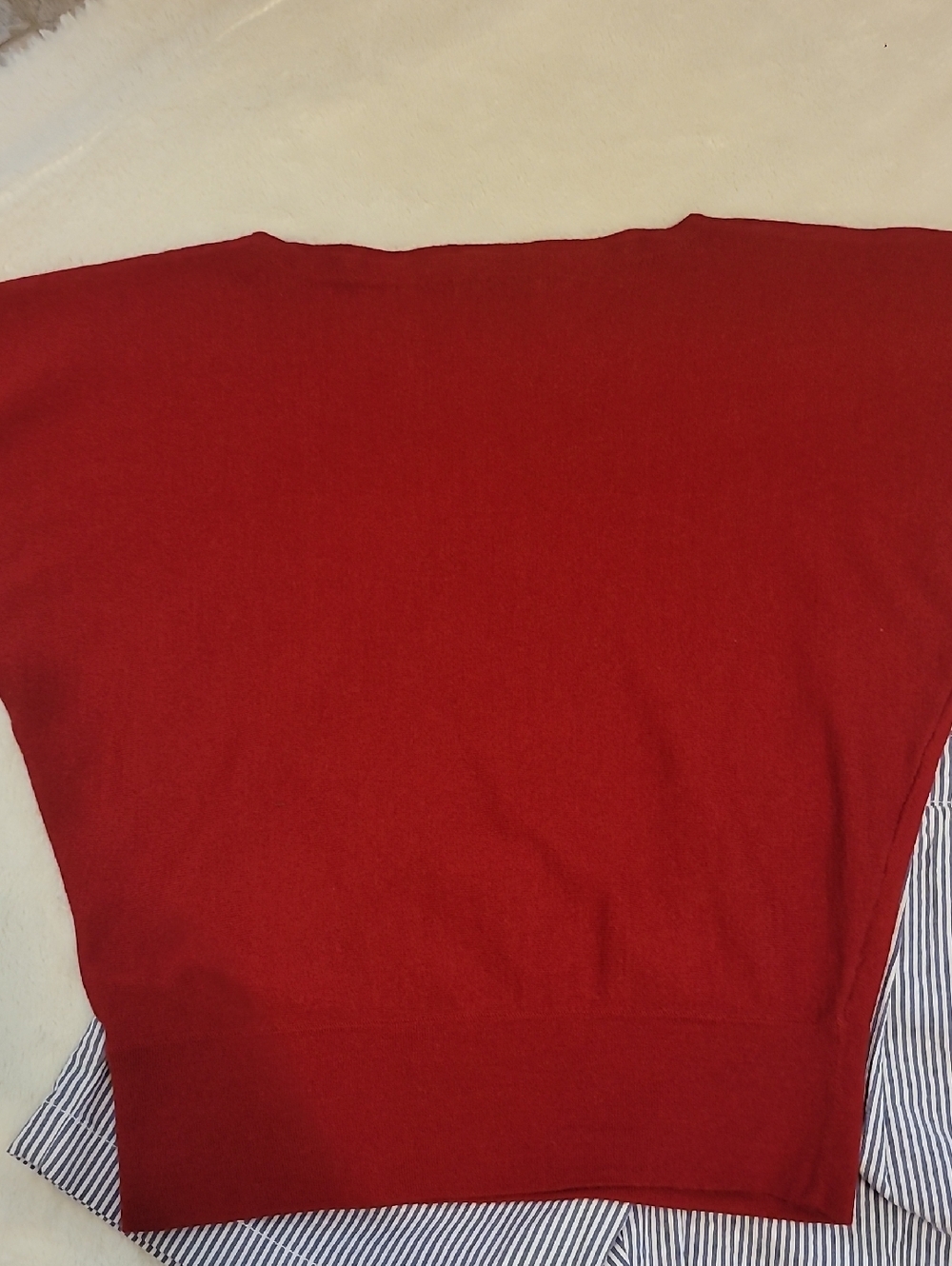 The Limited Red Knit Pullover
